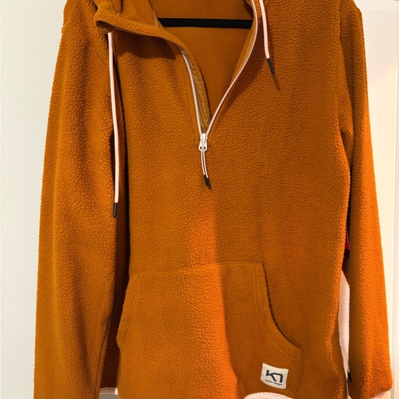 K1 Orange Fleece Hoodie - Picture 3 of 6